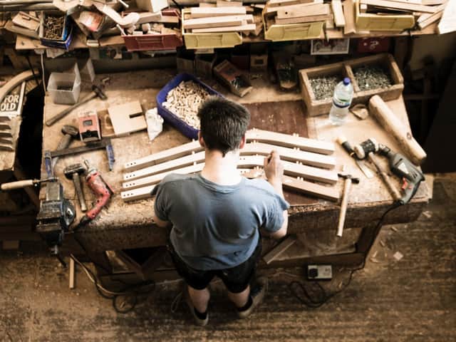 Lancashire-based Fleming & Howland Limited, a specialist in design and manufacture of luxury British furniture, worked remotely with EnginE intern, Matt Mottaghian, over two months. Picture: Xavier Young.