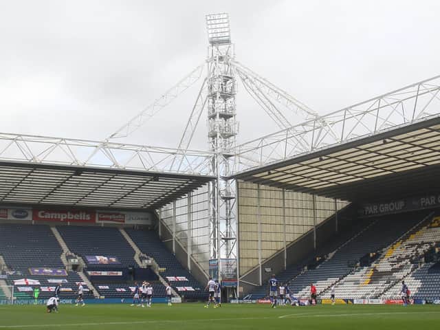 An empty Deepdale from Saturday.