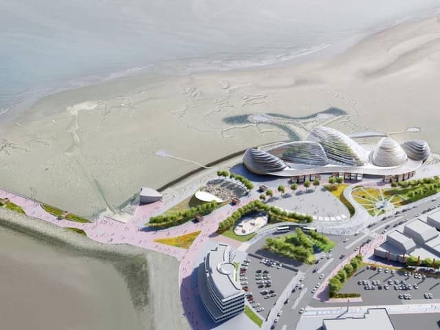 An artist's impression of how Eden Project North will look.