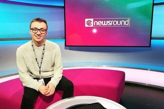 Jack completed a work placement at Newsround.