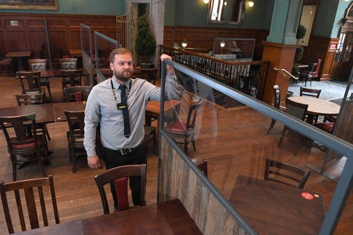 Shift manager Lee Green at the Twelve Tellers