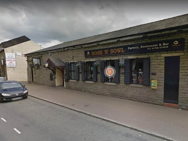 The Rose n' Bowl in Bacup where the two people were mown down.