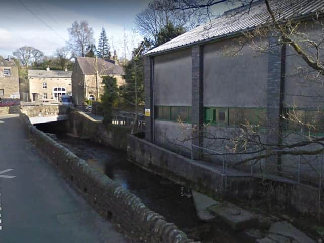 Chipping Brook was swollen due to heavy rain.