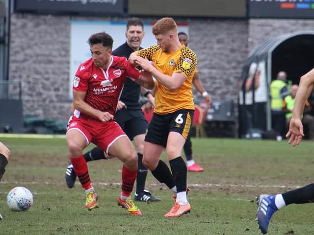 Morecambe's last match was the defeat at Newport County AFC in early March