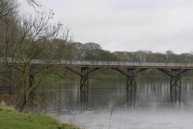 The boy was stabbed near the Old Tram Bridge in Avenham Park at around 5.15pm yesterday afternoon (July 6)
