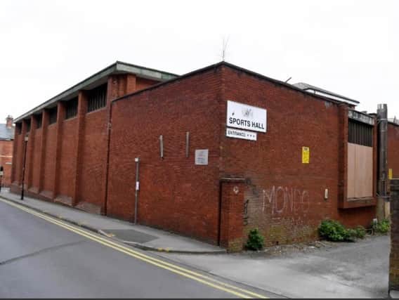 The former Newman College sports hall has been unused for more than a decade.