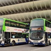 The double decker buses are the same ones used for Preston Bus services