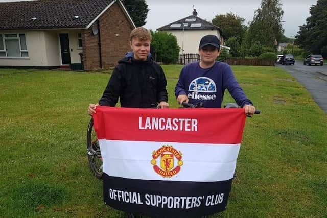 Rory and Elliot are raising money for the Lancaster charity A.C.E.