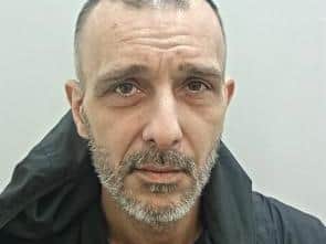 Mohammed Saleem Khan (pictured) is also wanted in connection with offences of assault, threats to kill andengaging in coercive behaviour. (Credit: Lancashire Police)