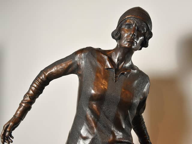 Lily Parr statue at the National Football Museum