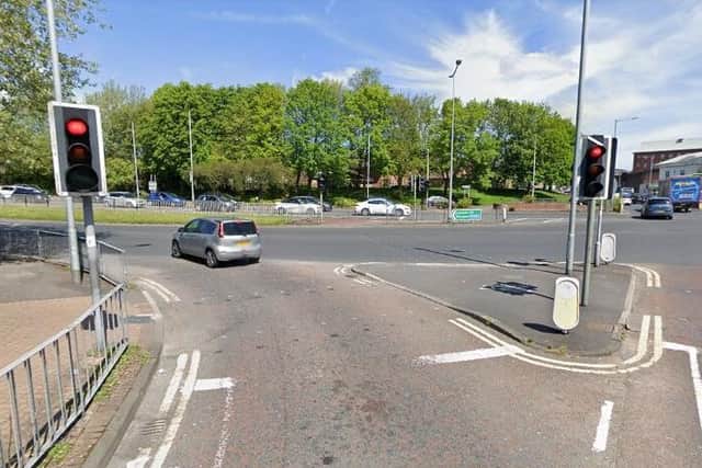 The signals at the junction of Church Street, Stanley Road and Ringway (A6) could be nearing the end of their operational life (image: Google Streetview)