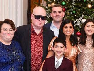 Penny and Nigel Walker, Alistair and Tamara Grant with their two children Max and Eleanor at Tamaras 40th birthday last December.