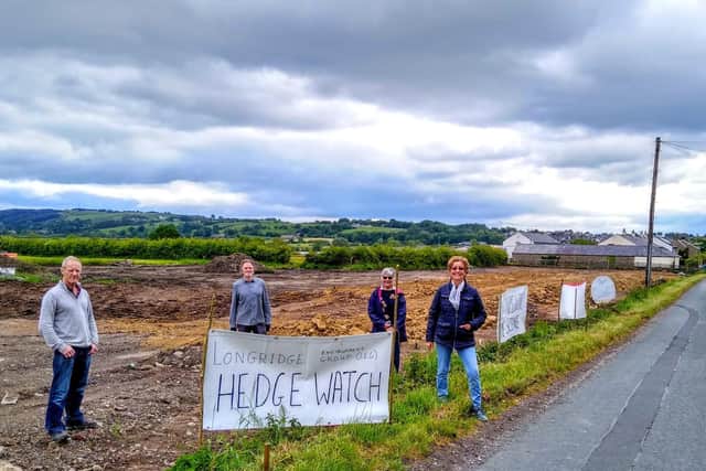 Longridge Environment Group's protest at the development site