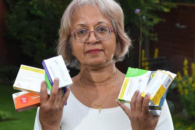 Prema said the wrong meds supplied to her husband were wasted by the chemist.