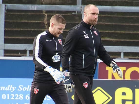 Barry Roche (right) has had his goalkeeping role formalised
