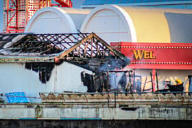 Firefighters were called to a blaze in a workshop at Blackpool's Central Pier at around 3.20am on Friday, July 17, 2020 (Picture: Gordon Head)
