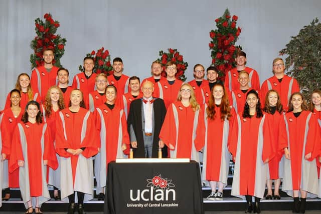The UCLan Chamber Choir, pre Covid-19