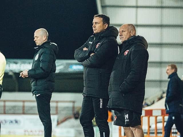 Morecambe boss Derek Adams