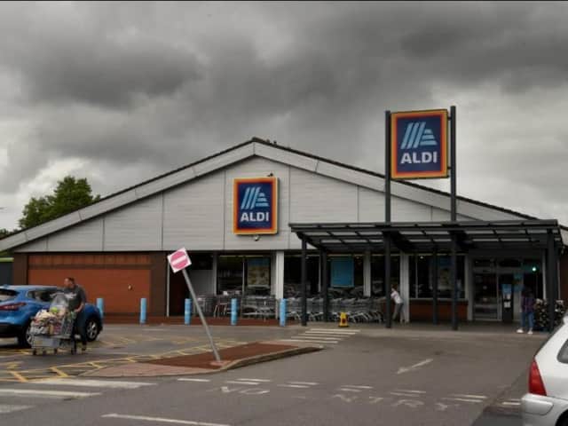 The Aldi store at Deepdale which will be demolished to make way for a bigger one.
