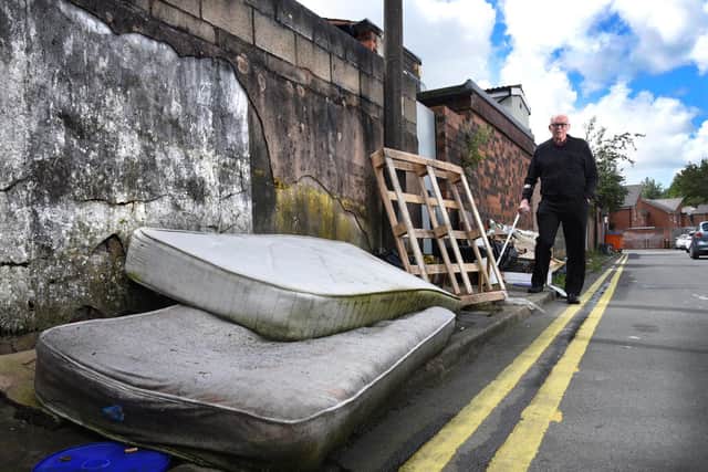 David McMurtrie surveys the latest discarded furniture on Constable Street (image: Neil Cross)