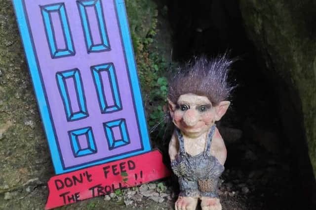 One of the fairy trail displays in Whittle Spinney...
