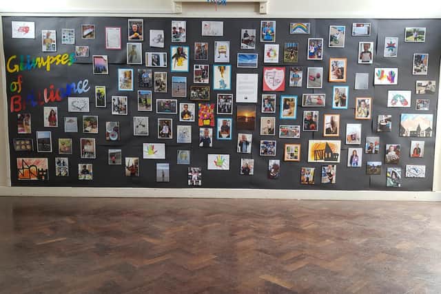 The Glimpse of Brilliance Wall at Park Community Academy