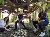 Park Community Academy young artists at work in the forest school