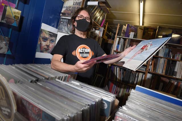 Music fanatic Gordon Gibson owns Action Records