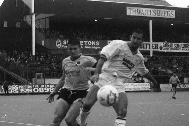Brian Mooney in action for PNE against Bristol Rovers at Deepdale