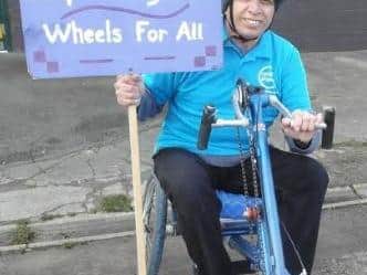 A Wheels for all rider in Preston