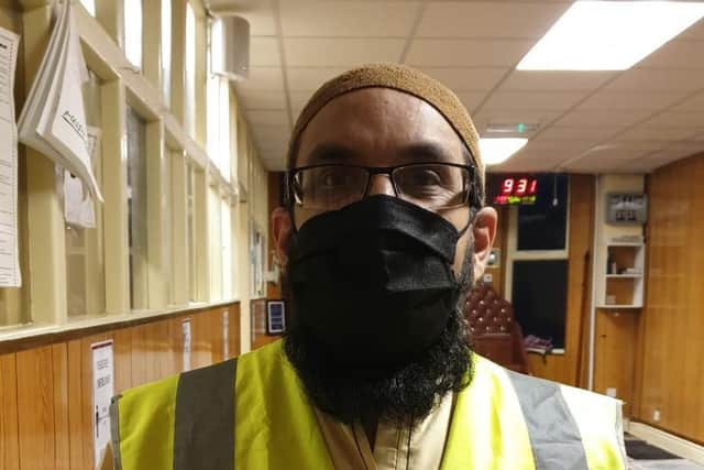 Ismail Timol, from the Muslim Cultural Centre in Fishergate Hill, is one of a number of people volunteering to help organise safety measures at the mosque