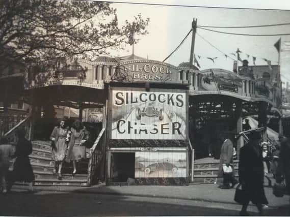 This was the scene, back in 1947, of The Chaser at Silcock Brothers Autodrome, Preston Whit Fair.