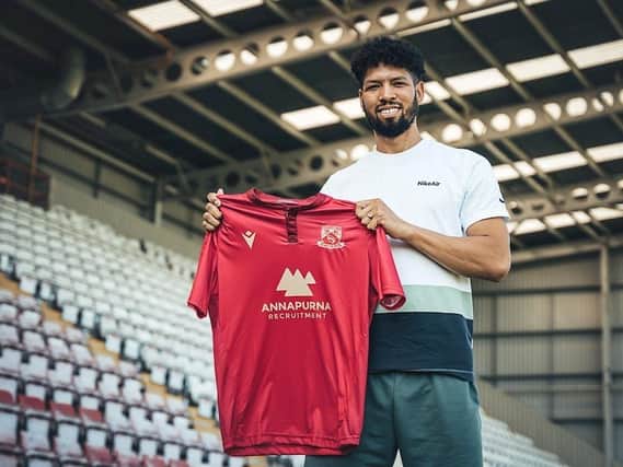 Nathaniel Knight-Percival is Morecambe's third summer arrival