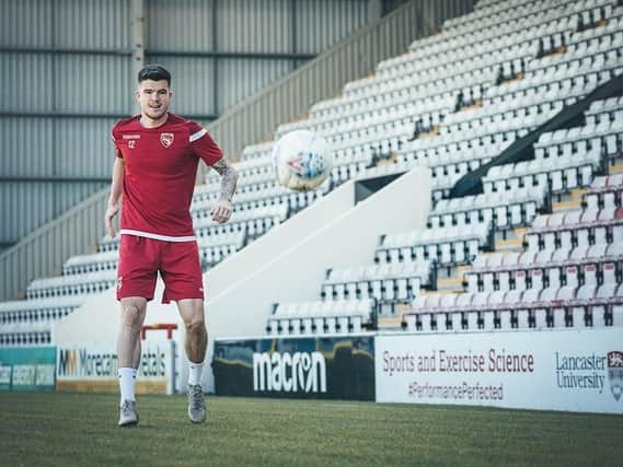 Morecambe's latest arrival Liam McAlinden