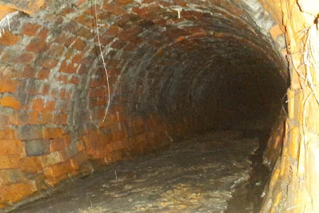 The Georgian culvert that runs beneath Winckley Square and the existing sports hall building on Garden Street (image: Steve Harrison)