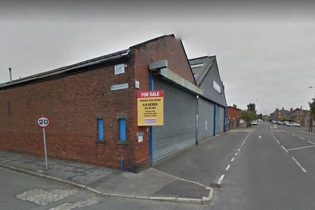 The former Stagecoach bu depot on Eaves Lane in Chorley (image: Google)