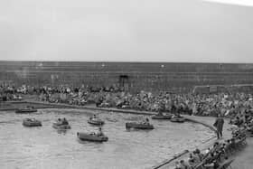 North Shore boating pool in its 1940 heyday