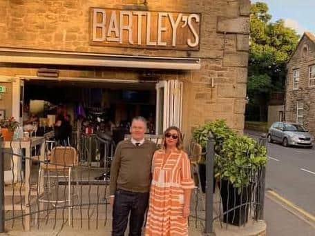 Dad-of-three Mark Nuttall, aka Mark Freejack, with his partner Emma Lee, who have opened new bar Bartleys in Berry Lane, Longridge, along with Gary Lee Woods.