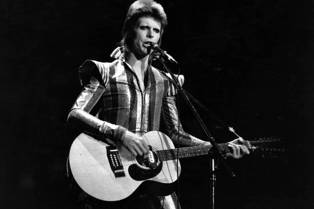 David Bowie has been banned from Preston Guild Hall for inciting youngsters