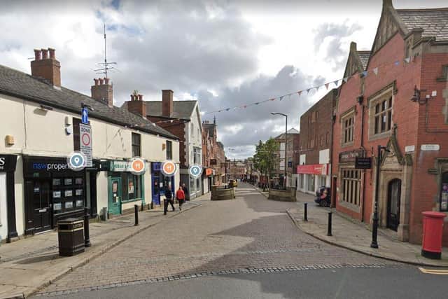 Ormskirk town centre. Pic: Google