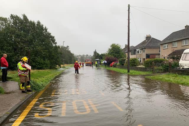 Recent flooding in Lentworth Drive, Lancaster.
