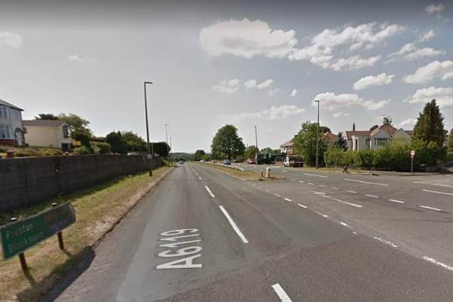 The crash happened in Yew Tree Drive, Samlesbury just before midnight (August 11). Pic: Google
