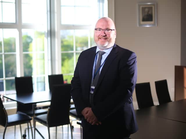 Cardinal Newman College principal Nick Burnham