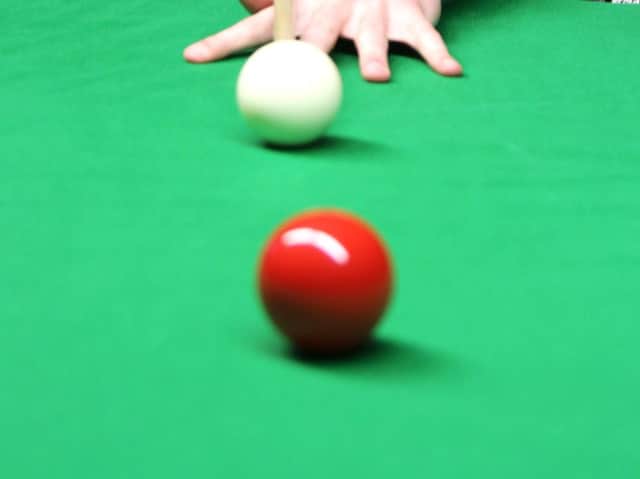 snooker is off the table for local veteran players