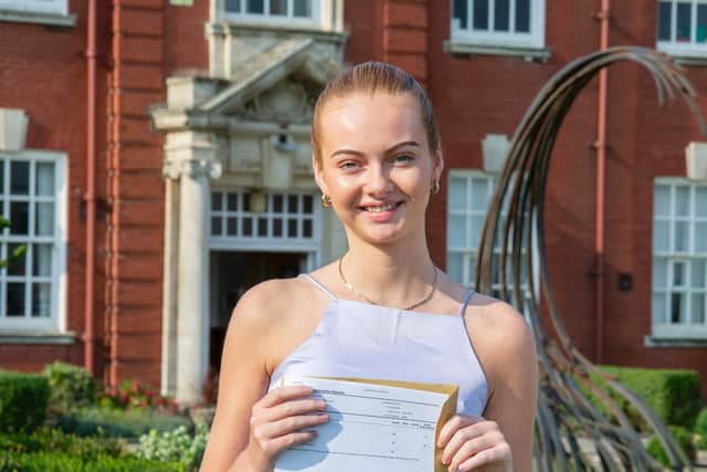 Alex Cowburn is off to Manchester thanks to  her A Levels