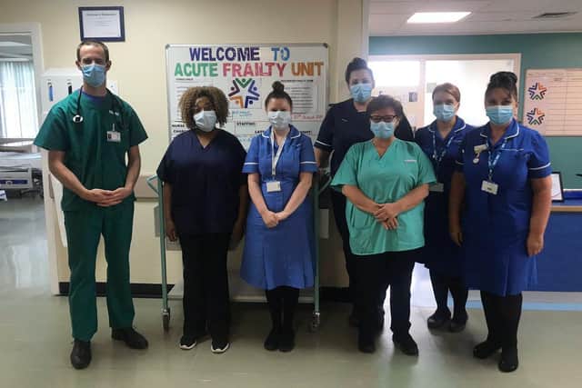 Staff at the new Acute frailty unit