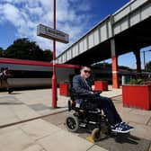 Cameron Redpath, who has cerebral palsy, was flung from his wheelchair and injured after hitting a raised pavement on Quernmore Road in Lancaster.