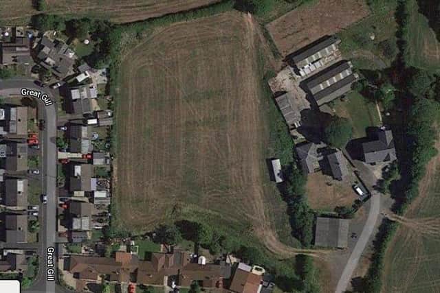 The land in Walmer Bridge where nine deatched houses had been planned (image: Google)