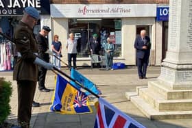 The Lostock Hall community celebrated its war heroes with a small, socially distanced service.