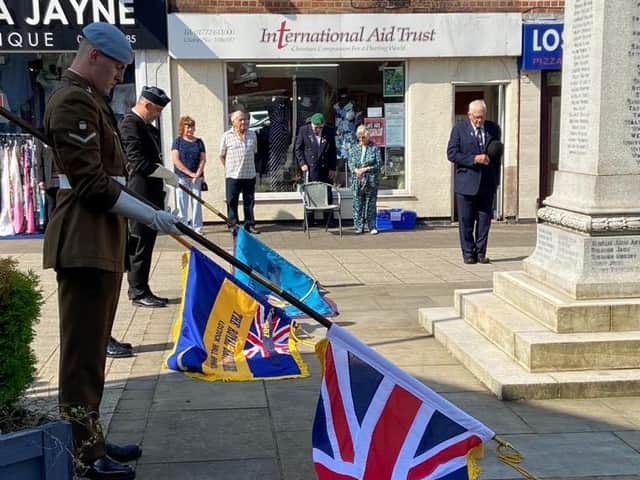The Lostock Hall community celebrated its war heroes with a small, socially distanced service.
